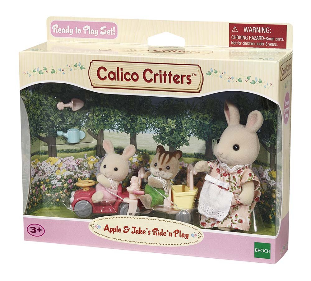 CALICO CRITTERS PARENT AVEC ENFANTS ET TROTTEURS POUPÉES, BARBIE ET